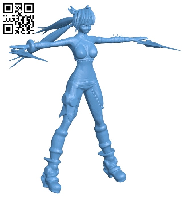 Miss Ayumi B008183 file stl free download 3D Model for CNC and 3d printer