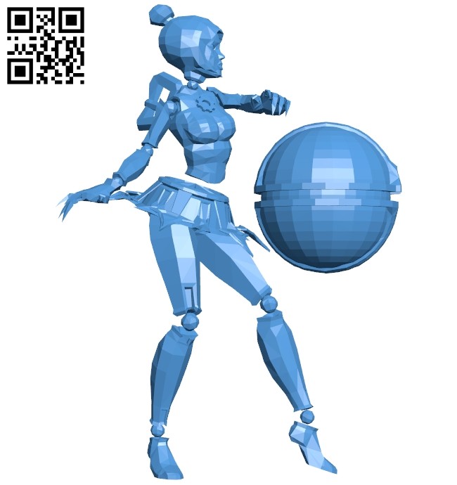 Miss Orianna B008126 file stl free download 3D Model for CNC and 3d printer