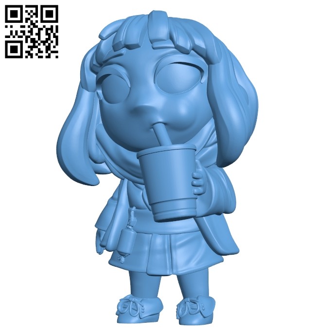 Miss Taro B008227 file stl free download 3D Model for CNC and 3d printer