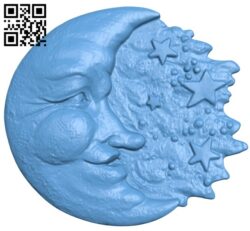 Moon painting A005428 download free stl files 3d model for CNC wood carving