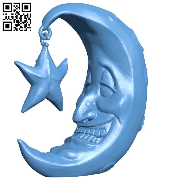 Mr Moon B008303 file stl free download 3D Model for CNC and 3d printer