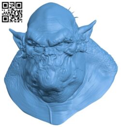 Orco bust B008141 file stl free download 3D Model for CNC and 3d printer
