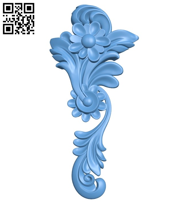 Pattern decor design A005292 download free stl files 3d model for CNC wood carving