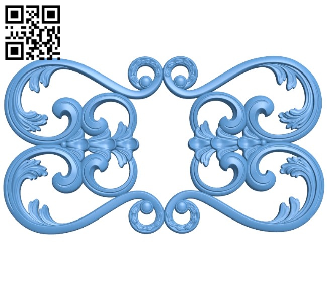 Pattern decor design A005302 download free stl files 3d model for CNC wood carving