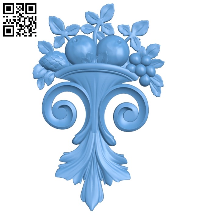 Pattern decor design A005350 download free stl files 3d model for CNC wood carving