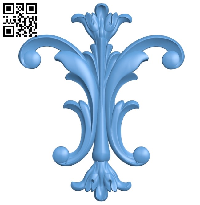 Pattern decor design A005375 download free stl files 3d model for CNC wood carving