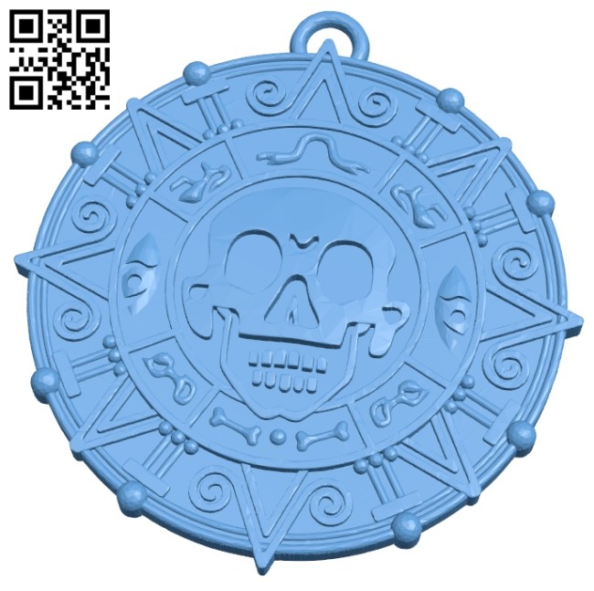 Pendant coin B008278 file stl free download 3D Model for CNC and 3d printer