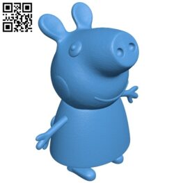 Peppa Pig B008071 file stl free download 3D Model for CNC and 3d printer