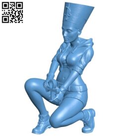 Pharaonic Female B008253 file stl free download 3D Model for CNC and 3d printer