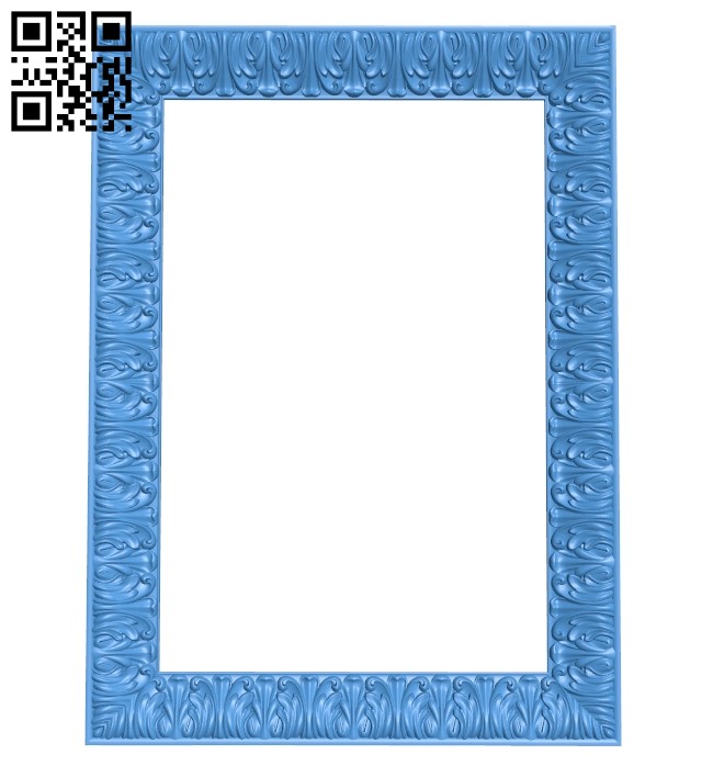 Picture frame or mirror A005280 download free stl files 3d model for CNC wood carving
