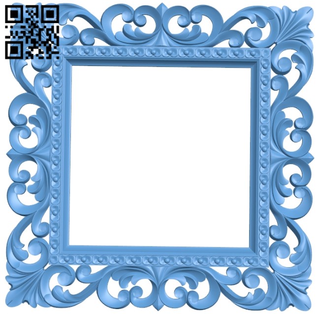 Picture frame or mirror A005297 download free stl files 3d model for CNC wood carving