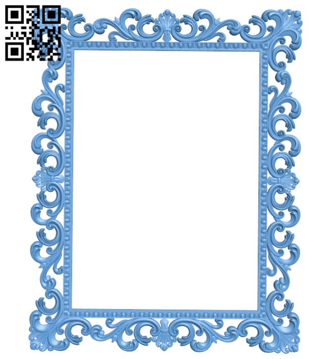 Picture frame or mirror A005318 download free stl files 3d model for CNC wood carving