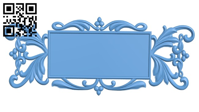 Picture frame or mirror A005333 download free stl files 3d model for CNC wood carving