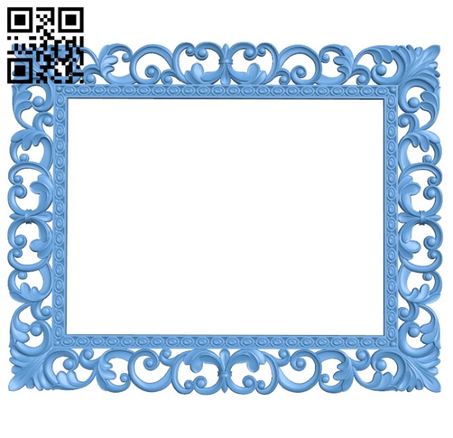 Picture frame or mirror A005354 download free stl files 3d model for CNC wood carving