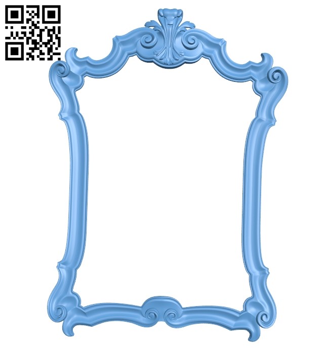 Picture frame or mirror A005404 download free stl files 3d model for CNC wood carving