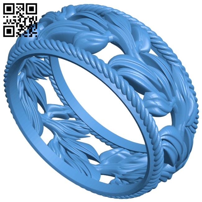 Pierscionek ring B008082 file stl free download 3D Model for CNC and 3d printer