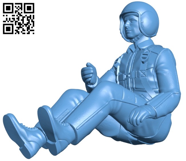 Pilots fly the plane B008289 file stl free download 3D Model for CNC and 3d printer