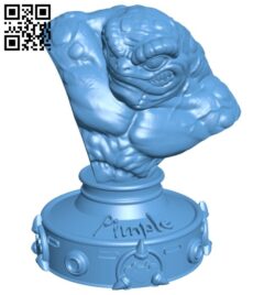Pimple bust B008134 file stl free download 3D Model for CNC and 3d printer