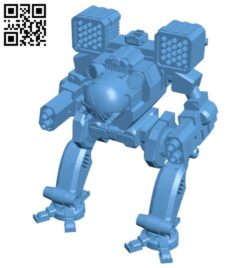 Robot Mad cat III B008290 file stl free download 3D Model for CNC and 3d printer