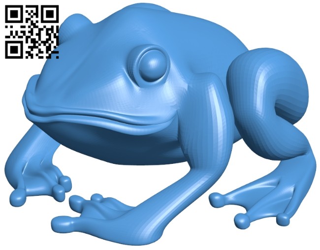 Rospo - frog B008050 file stl free download 3D Model for CNC and 3d printer