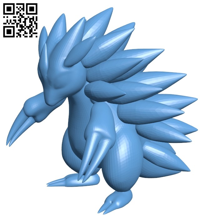 Sandslash B008252 file stl free download 3D Model for CNC and 3d printer