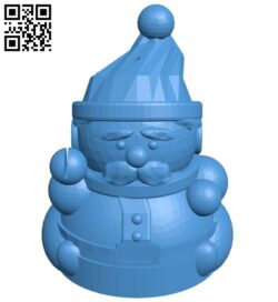 Santa claus B008103 file stl free download 3D Model for CNC and 3d printer