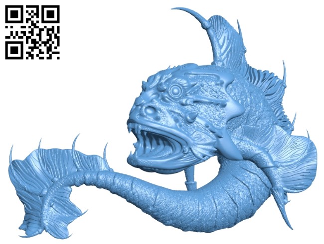 Sea bull B008232 file stl free download 3D Model for CNC and 3d printer