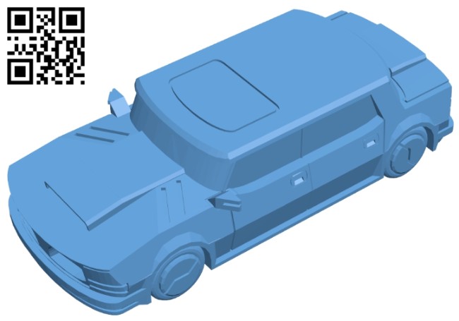 Sedan car B008267 file stl free download 3D Model for CNC and 3d printer