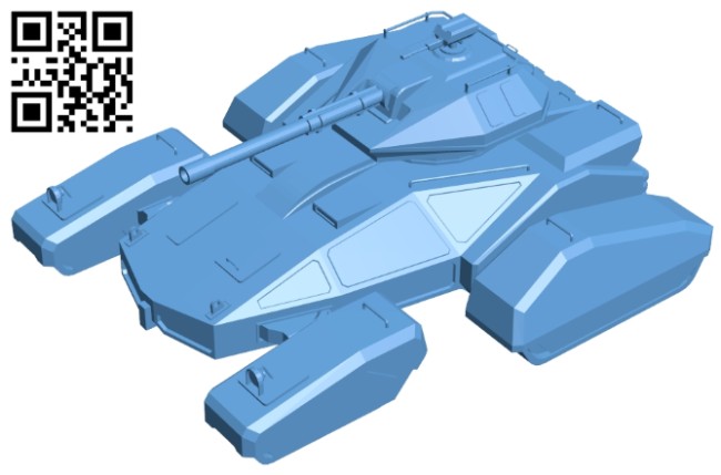 Space tank B008217 file stl free download 3D Model for CNC and 3d printer