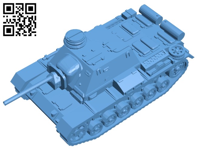 Tank SU-76i B008312 file stl free download 3D Model for CNC and 3d printer