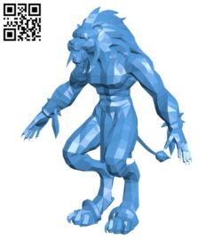 The enlightened one – lion B008102 file stl free download 3D Model for CNC and 3d printer