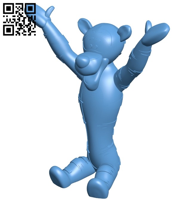 Tigger B008212 file stl free download 3D Model for CNC and 3d printer