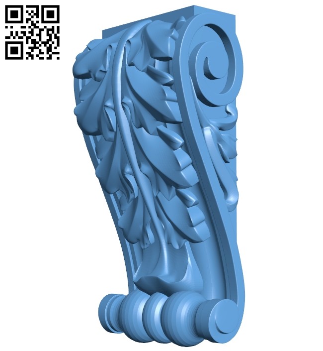 Top of the column A005367 download free stl files 3d model for CNC wood carving