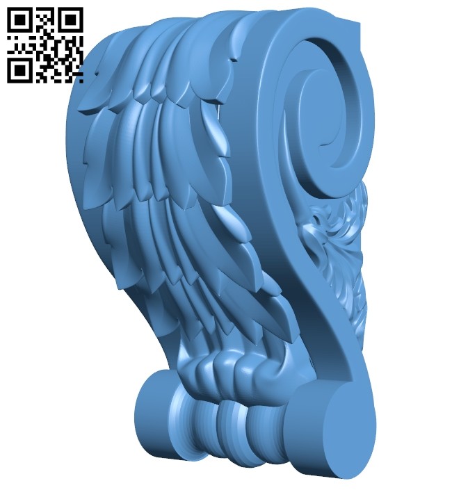 Top of the column A005368 download free stl files 3d model for CNC wood carving