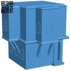 Two storey house B008129 file stl free download 3D Model for CNC and 3d printer