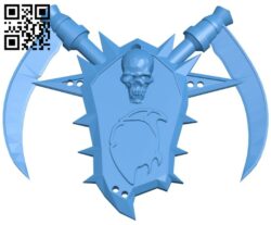 Undead amulet B008101 file stl free download 3D Model for CNC and 3d printer