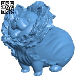 Vegetable dog B008210 file stl free download 3D Model for CNC and 3d printer