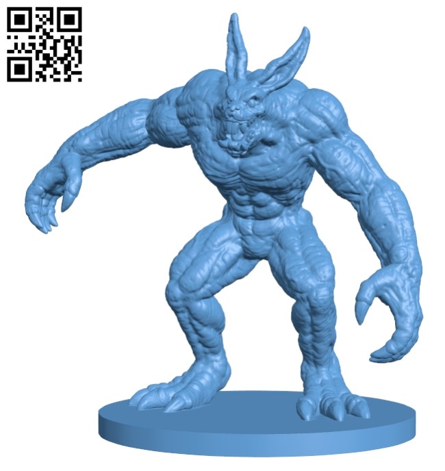 Vizzerdrix - rabbit B008208 file stl free download 3D Model for CNC and 3d printer