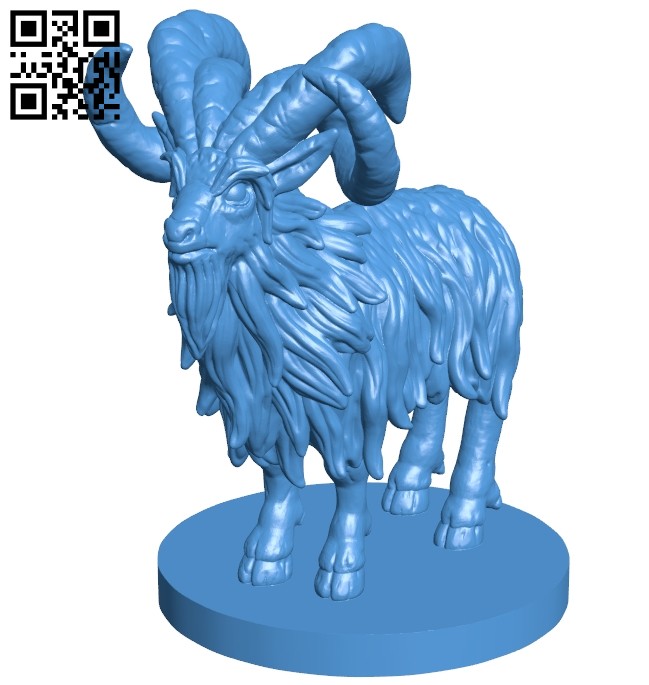 Woe Goat B008044 file stl free download 3D Model for CNC and 3d printer