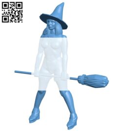 Women seductive witch B008143 file stl free download 3D Model for CNC and 3d printer