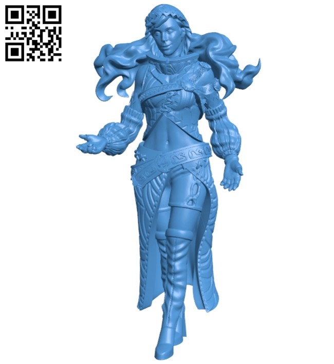 Women wind B008111 file stl free download 3D Model for CNC and 3d printer