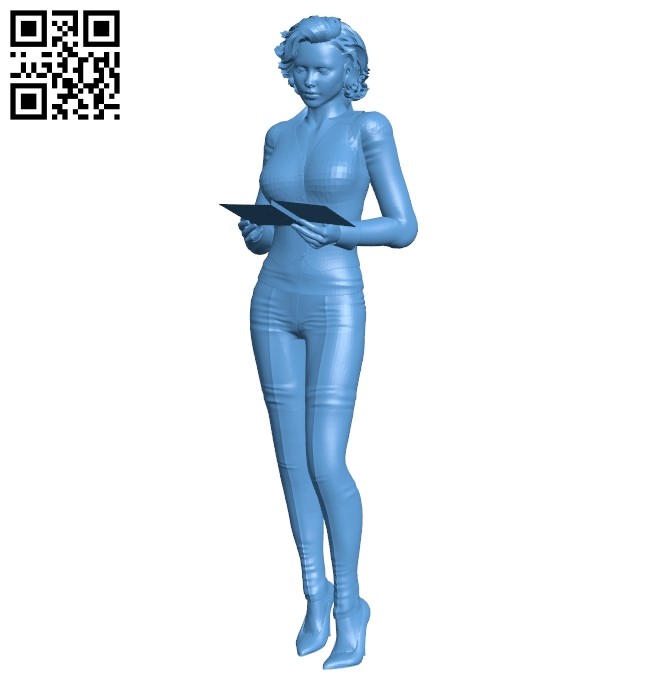 Women young teacher B008238 file stl free download 3D Model for CNC and 3d printer
