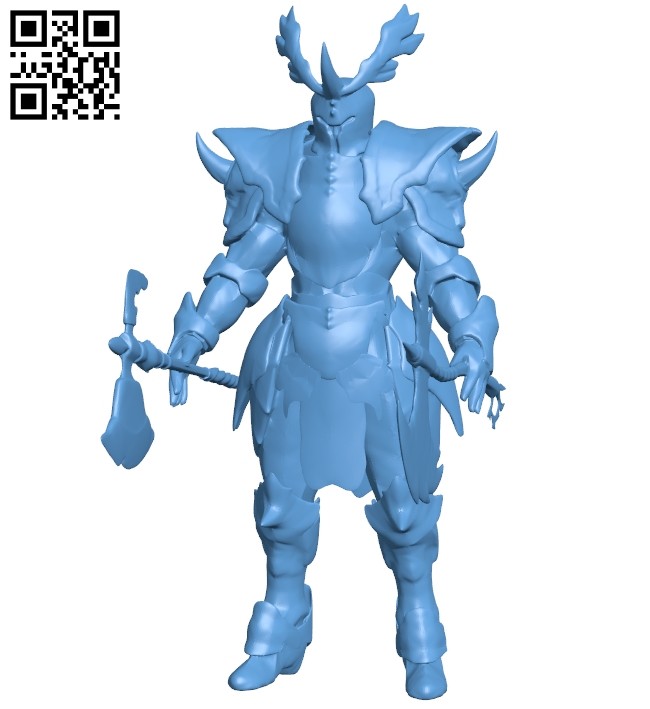 Berserker soul of the ultimate nation B008579 file stl free download 3D Model for CNC and 3d printer