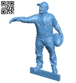 Blood Bowl Human Referee – man B008592 file stl free download 3D Model for CNC and 3d printer