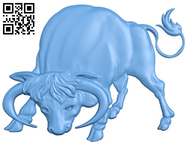 Buffalo A005511 download free stl files 3d model for CNC wood carving