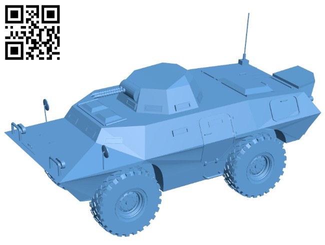 Cadillac gage gommando V-100 B008572 file stl free download 3D Model for CNC and 3d printer