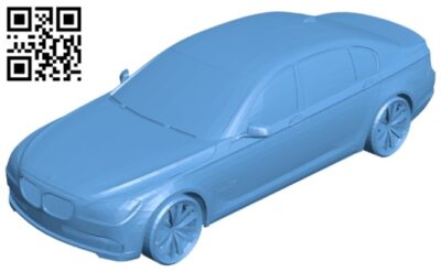 Car BMW 750 B008549 file stl free download 3D Model for CNC and 3d printer