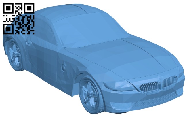 Car bmw z4 B008576 file stl free download 3D Model for CNC and 3d printer