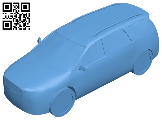Car gmc acadia B008533 file stl free download 3D Model for CNC and 3d printer