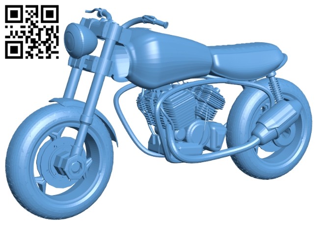 City bike B008557 file stl free download 3D Model for CNC and 3d printer
